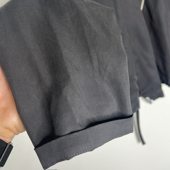 Abercrombie & Fitch Gray Drape Moto Cargo Utility Jacket - Picture 3 of 9